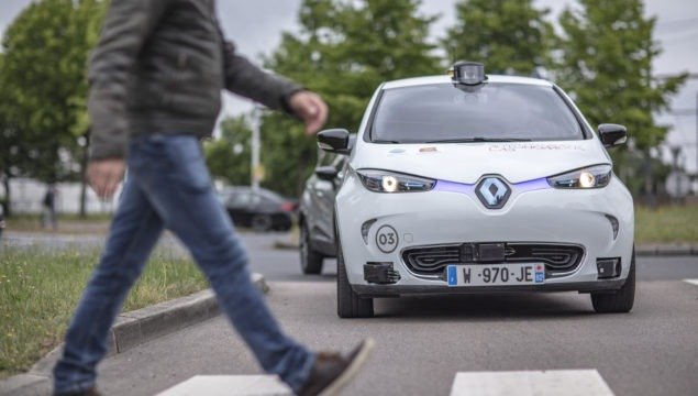 voiture autonome Transdev