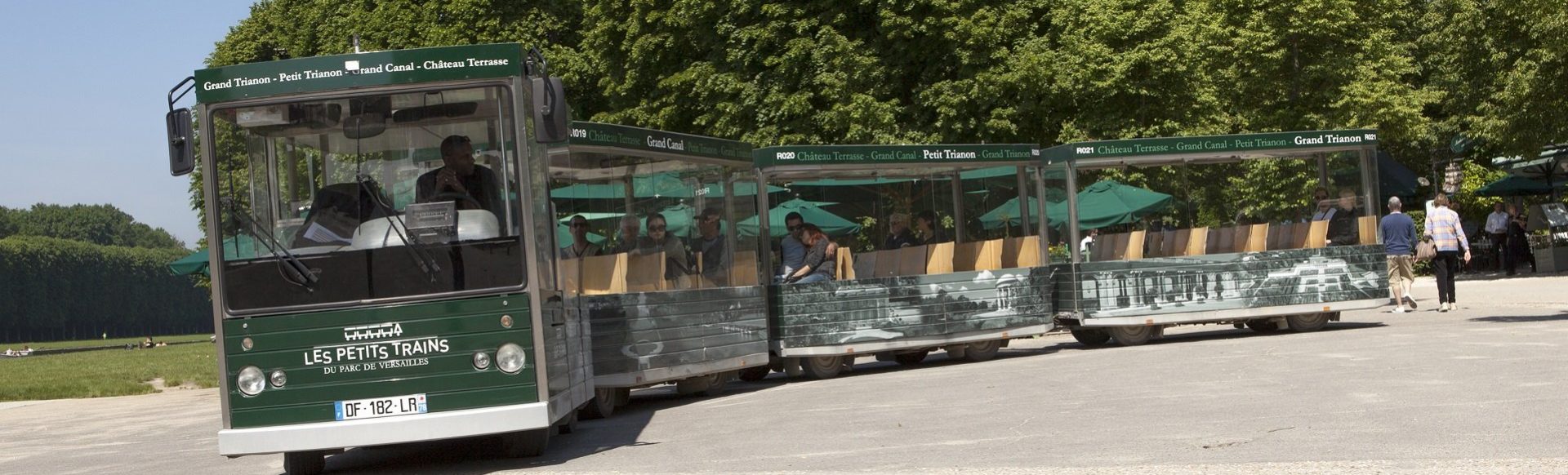 Petit train Versailles Transdev Île-de-France transport tourisme passagers