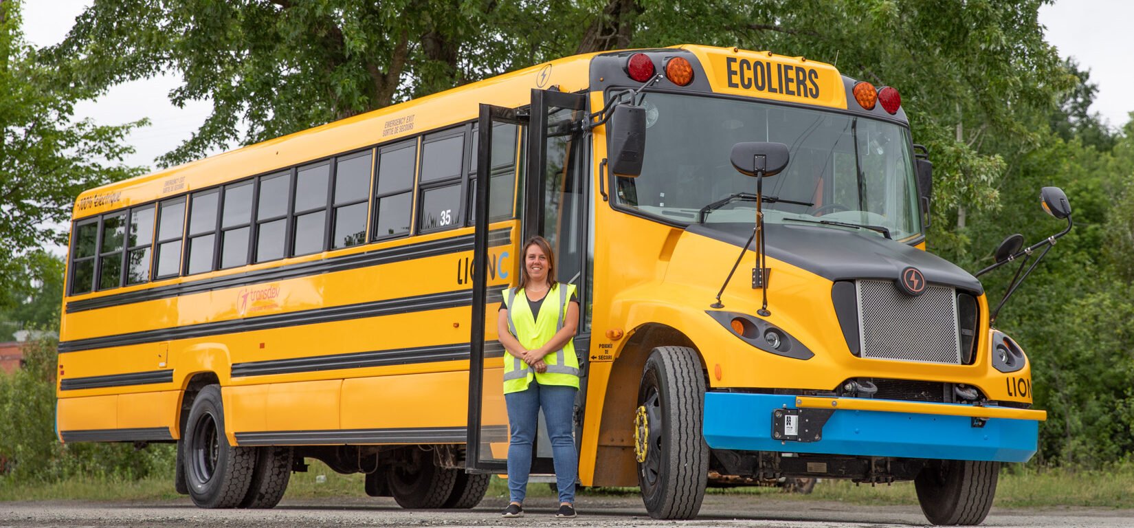 Autobus scolaire électrique - Transdev Canada